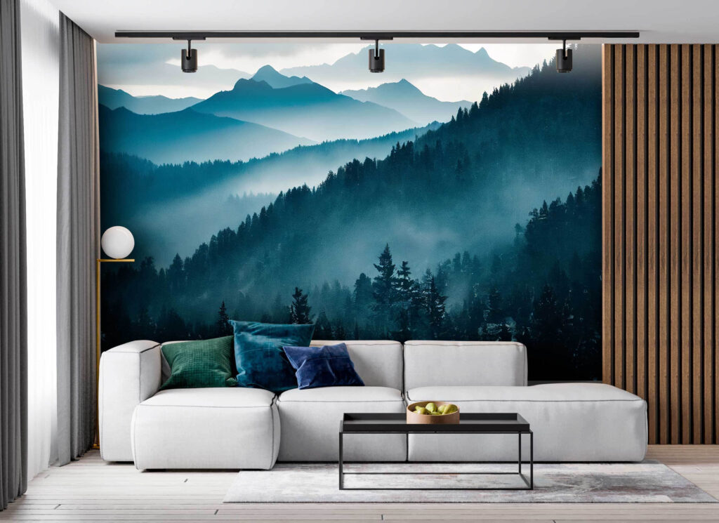 Ceață albastră pe dealuri — interior 1