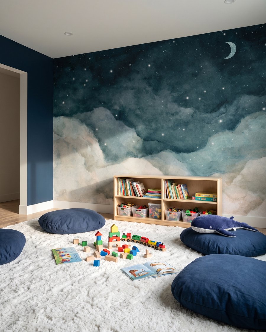 Lună deasupra norilor — interior 1