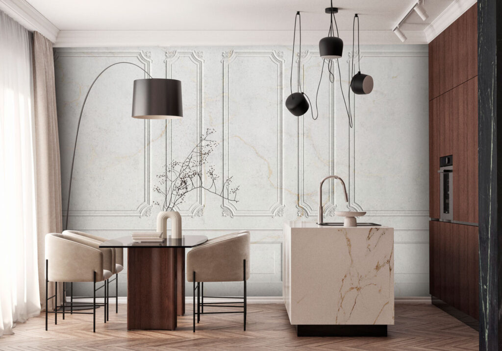 Panouri decorative albe — interior 2