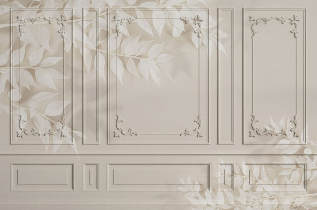Frunze pale peste panouri — design complet