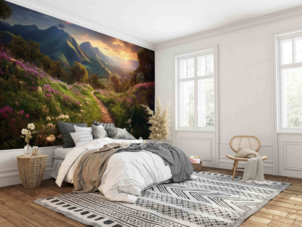 Cărare pe pajiști roz — interior 2