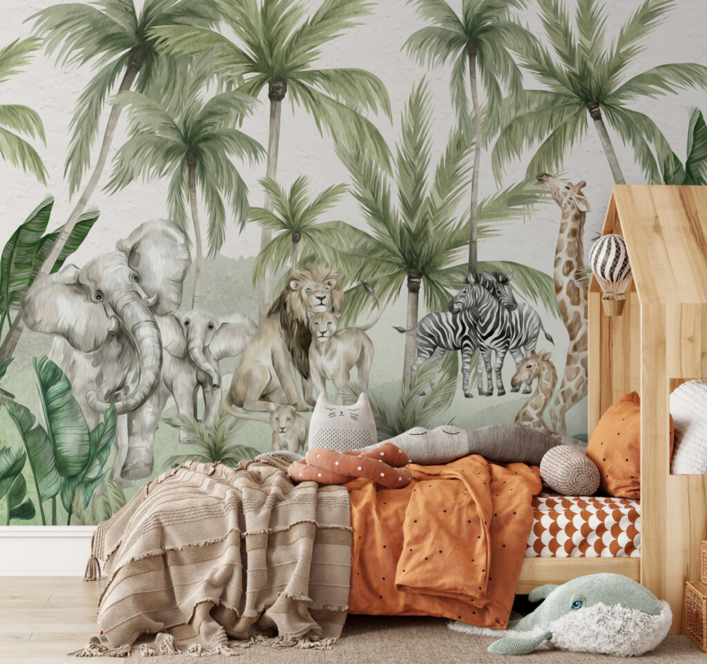 Elefanți în grădină tropicală — interior 3