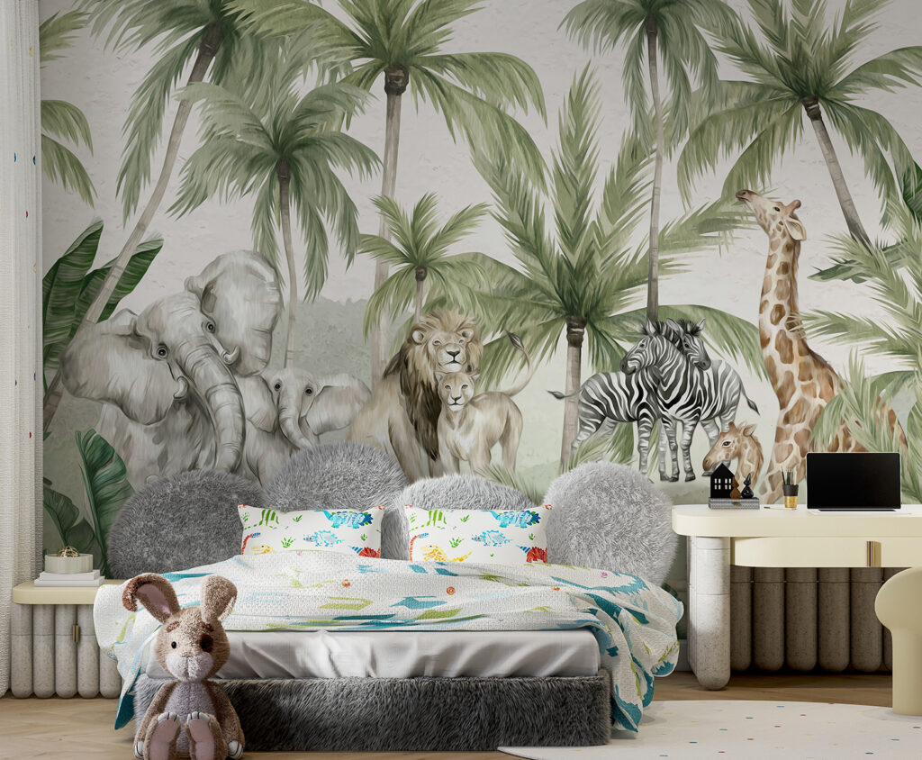 Elefanți în grădină tropicală — interior 2