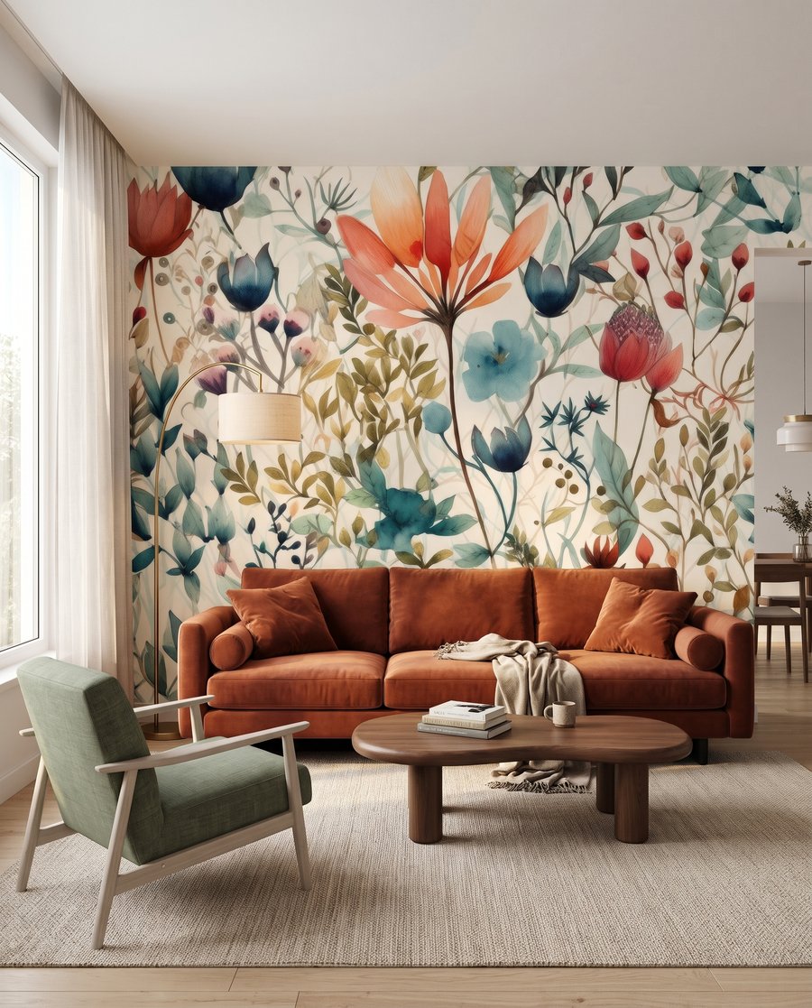 Grădină cu forme florale — interior 1