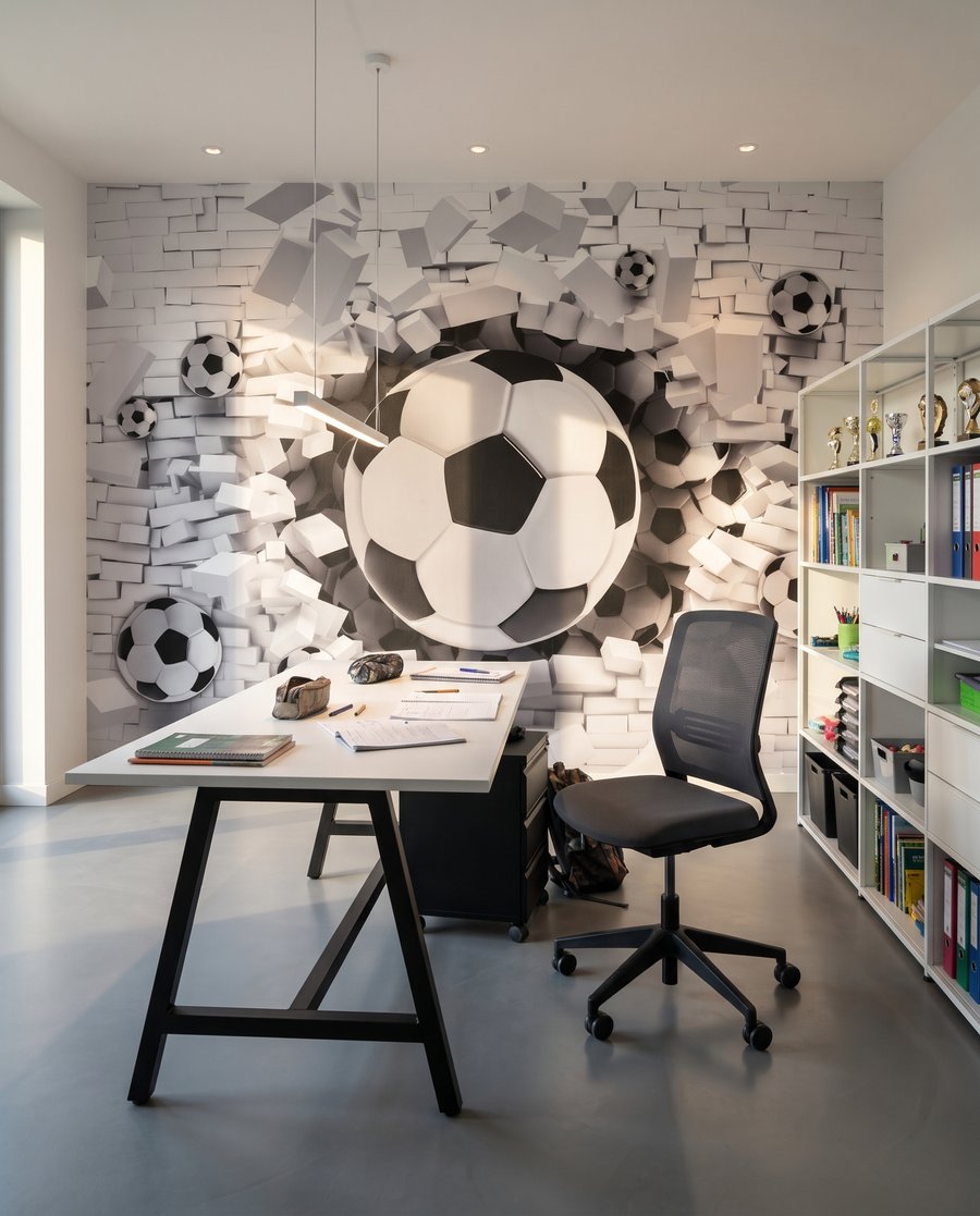 Fotbal care sparge zidul — interior 2