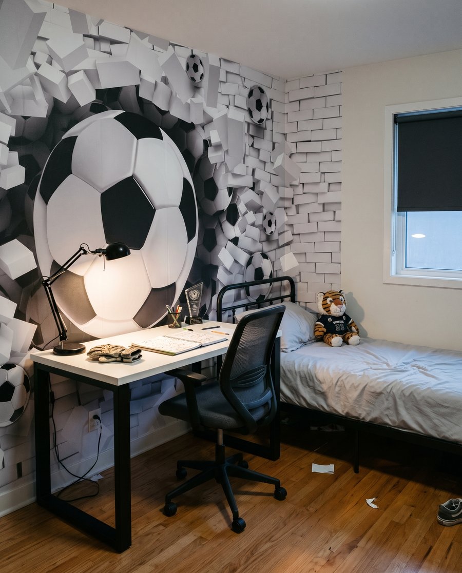 Fotbal care sparge zidul — interior 3