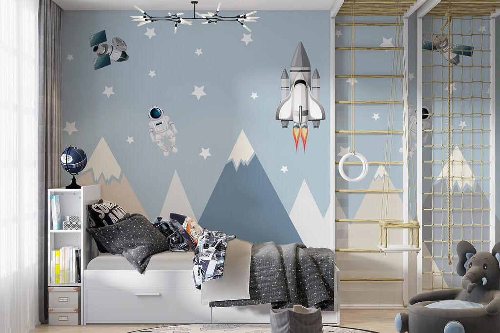 Astronauți deasupra munților — interior 7