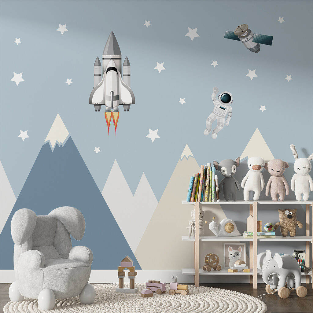 Astronauți deasupra munților — interior 8