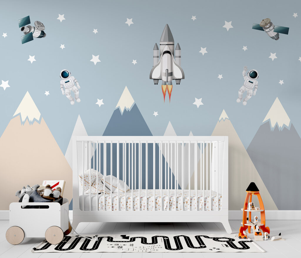 Astronauți deasupra munților — interior 6