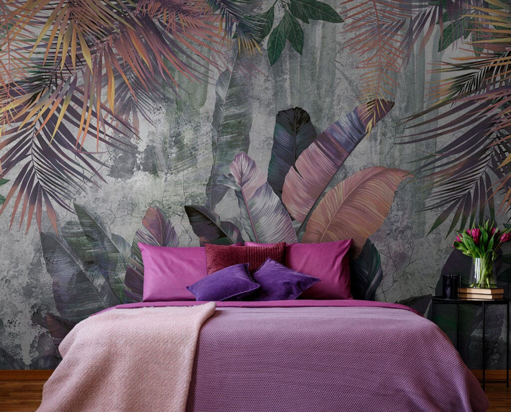 Frunze mov pe gri — interior 2
