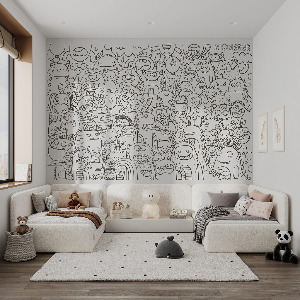 Monștri veseli în alb-negru — interior 4