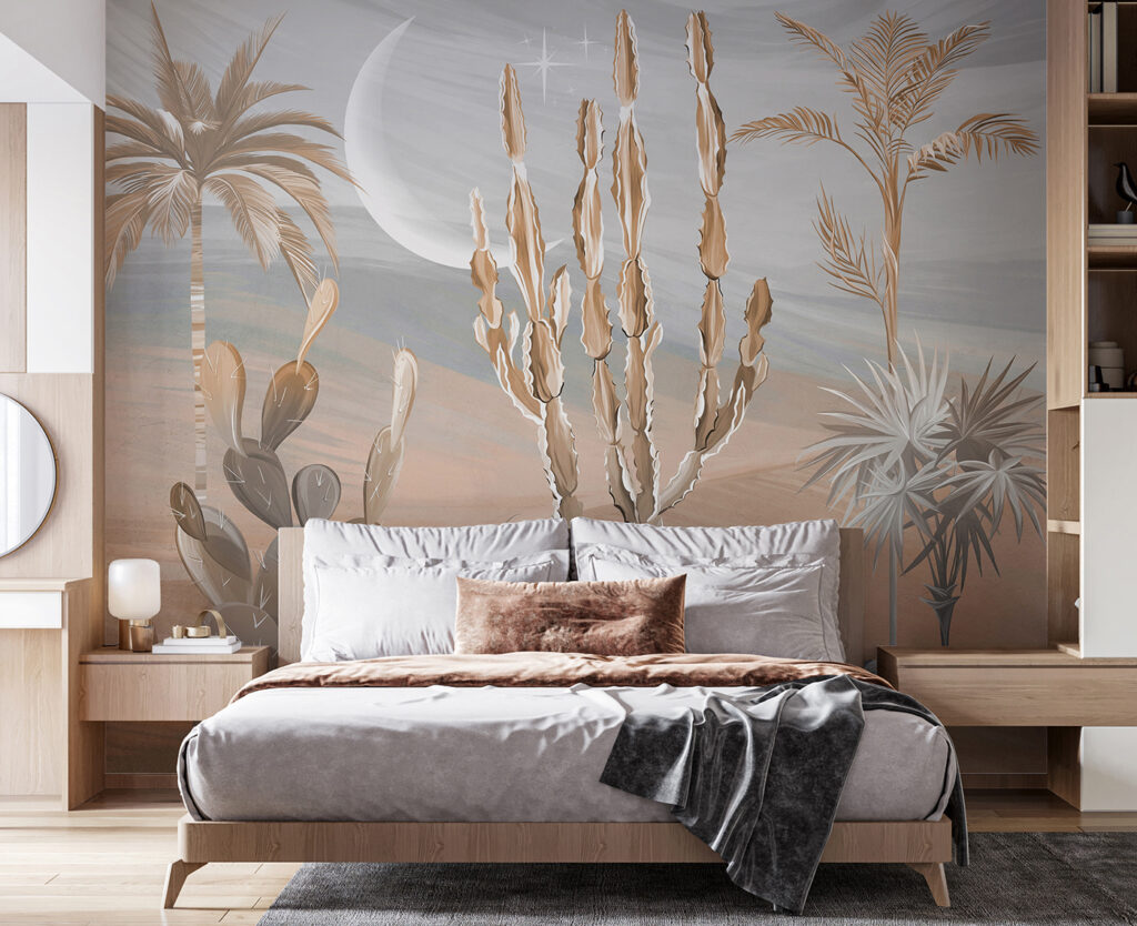 Cactuși în deșert lunar — interior 2
