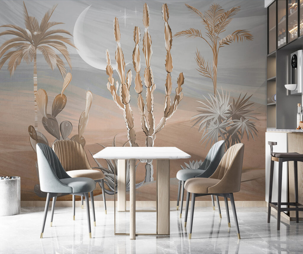 Cactuși în deșert lunar — interior 5