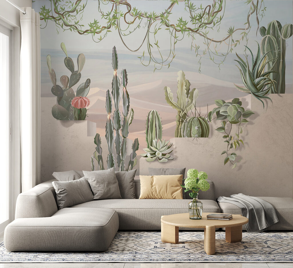 Cactuși la marginea dunei — interior 3
