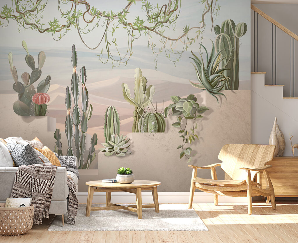 Cactuși la marginea dunei — interior 1