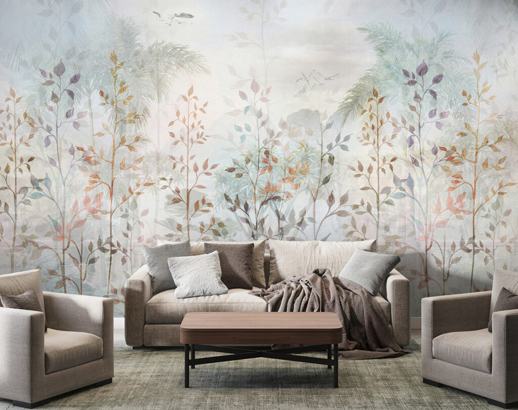 Frunze deasupra palmierilor — interior 3