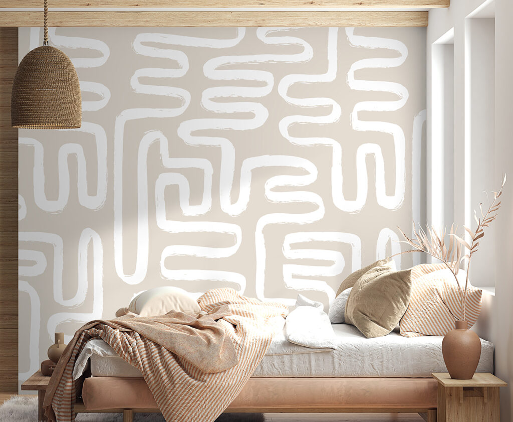 Labirint de linii albe — interior 2