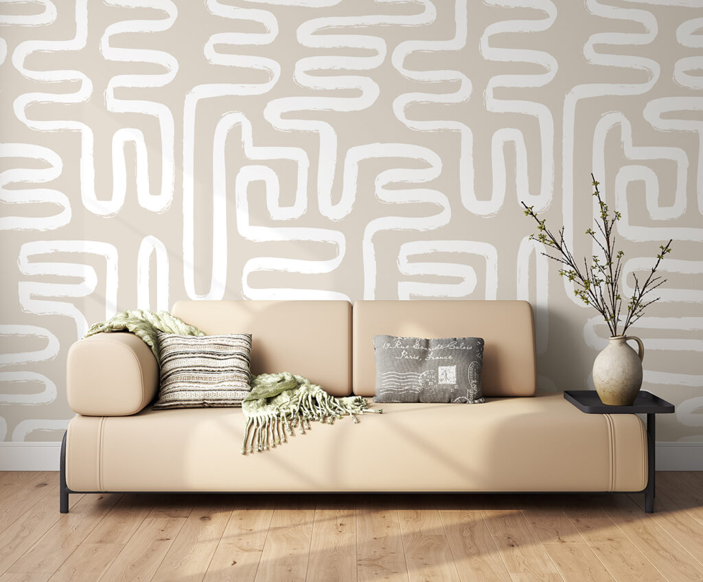 Labirint de linii albe — interior 3