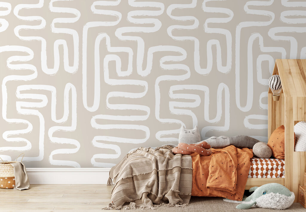 Labirint de linii albe — interior 5