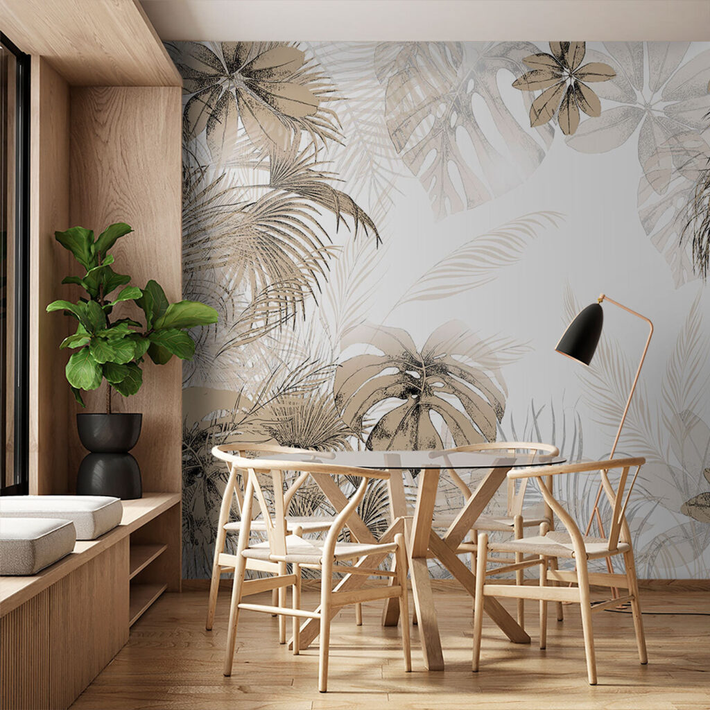 Frunze tropicale, spațiu liber — interior 1