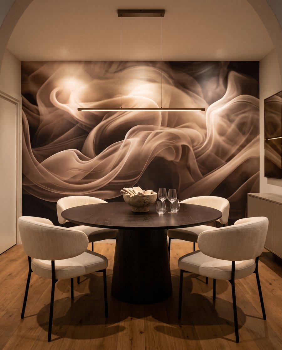 Voaluri brune în curgere — interior 10
