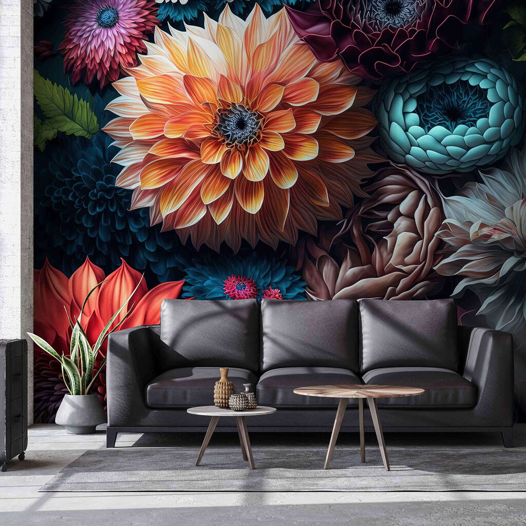 Dalii în umbră colorată — interior 4