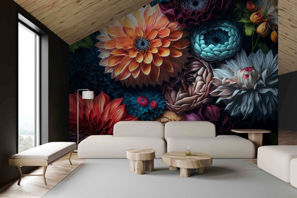 Dalii în umbră colorată — interior 2
