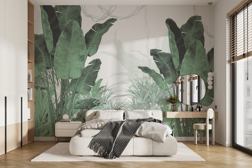 Frunze de banan verzi — interior 3