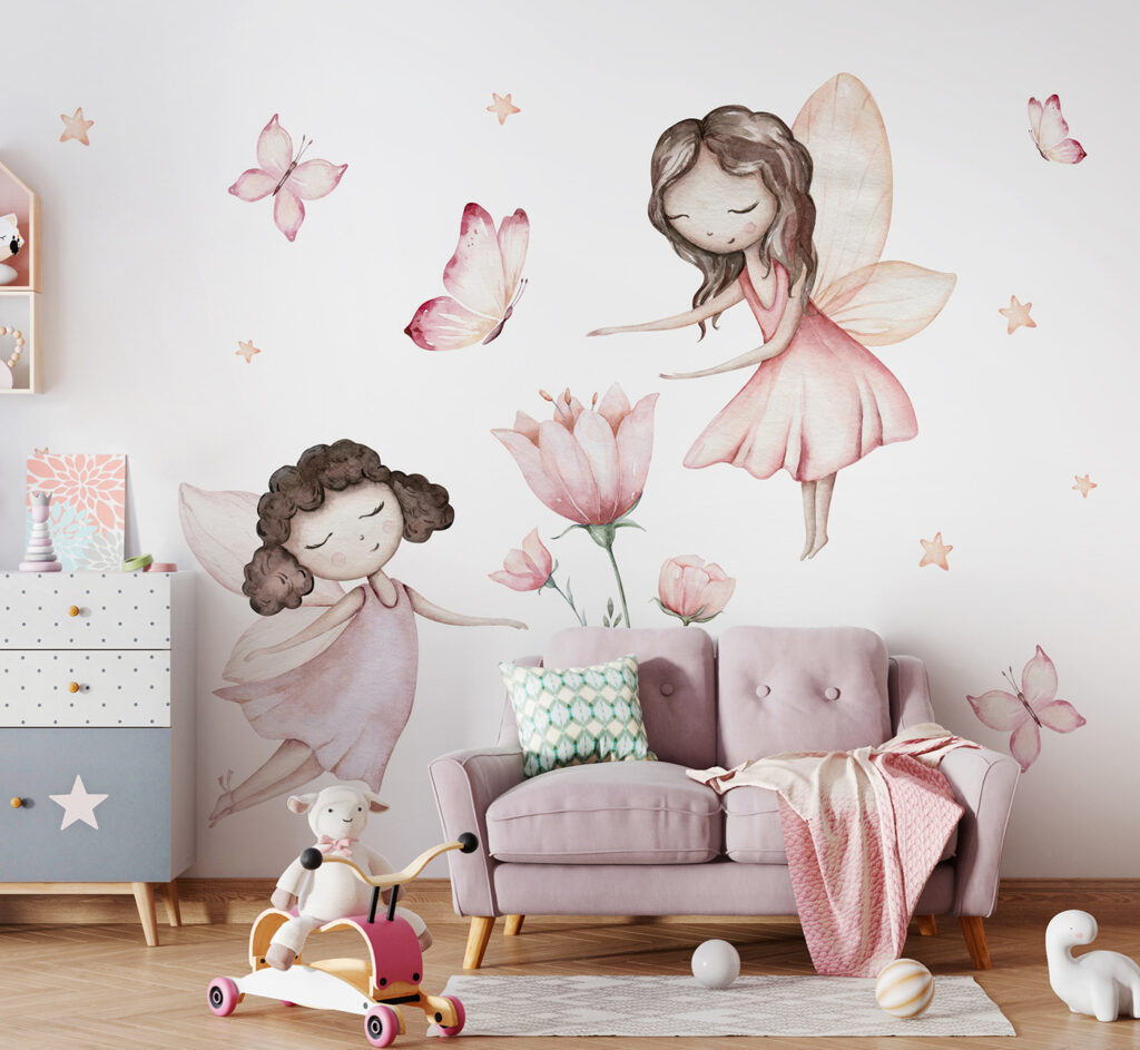 Zâne printre flori — interior 2