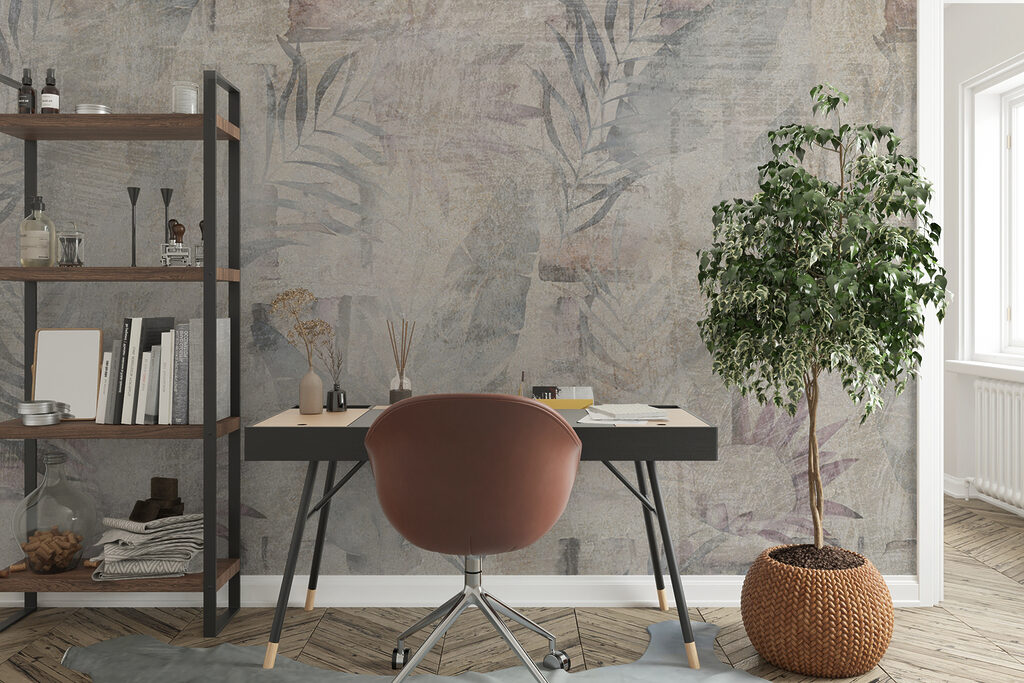 Crengi pe tencuială — interior 4