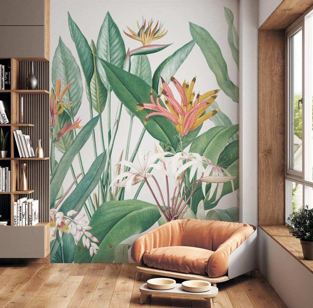 Frunze tropicale, flori ascuțite — interior 2