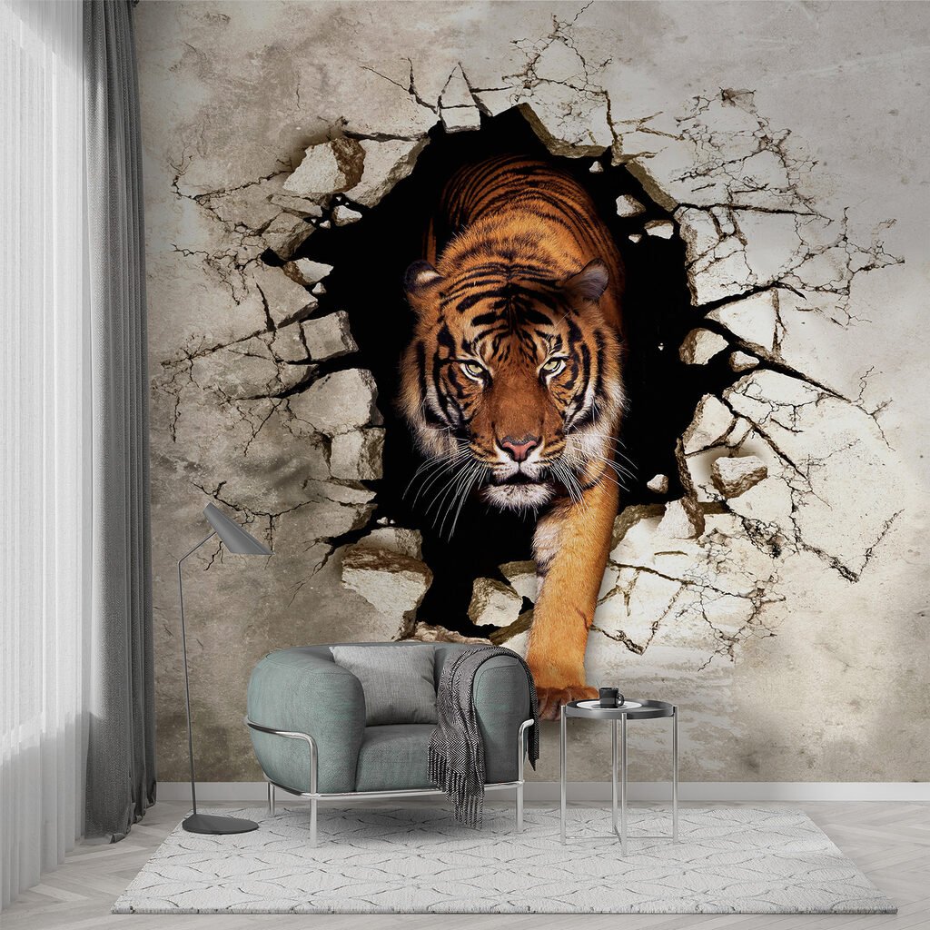 Tigru prin perete — interior 3