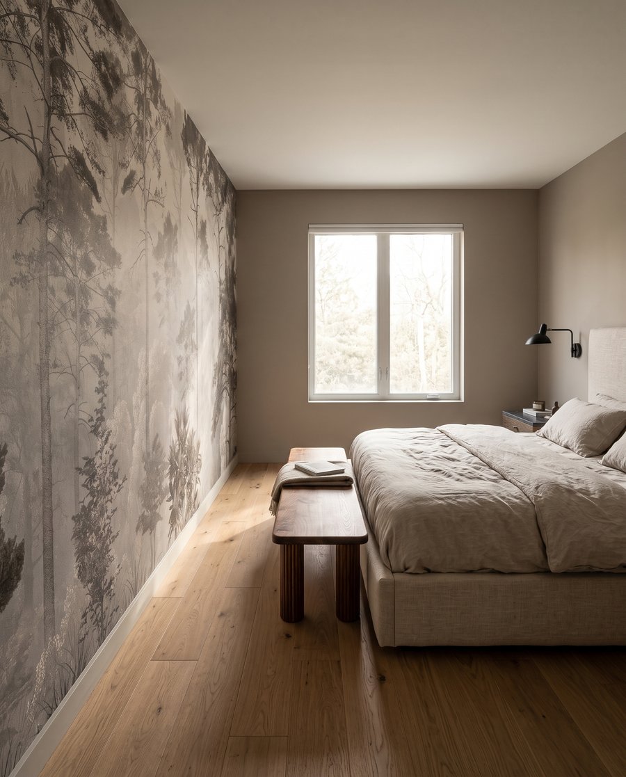Pini ieșind din ceață — interior 3