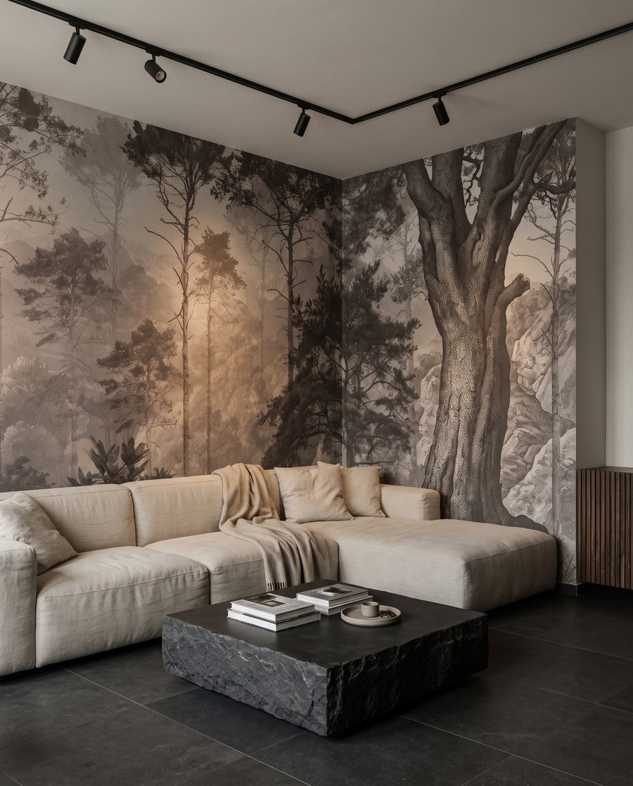 Pini ieșind din ceață — interior 5