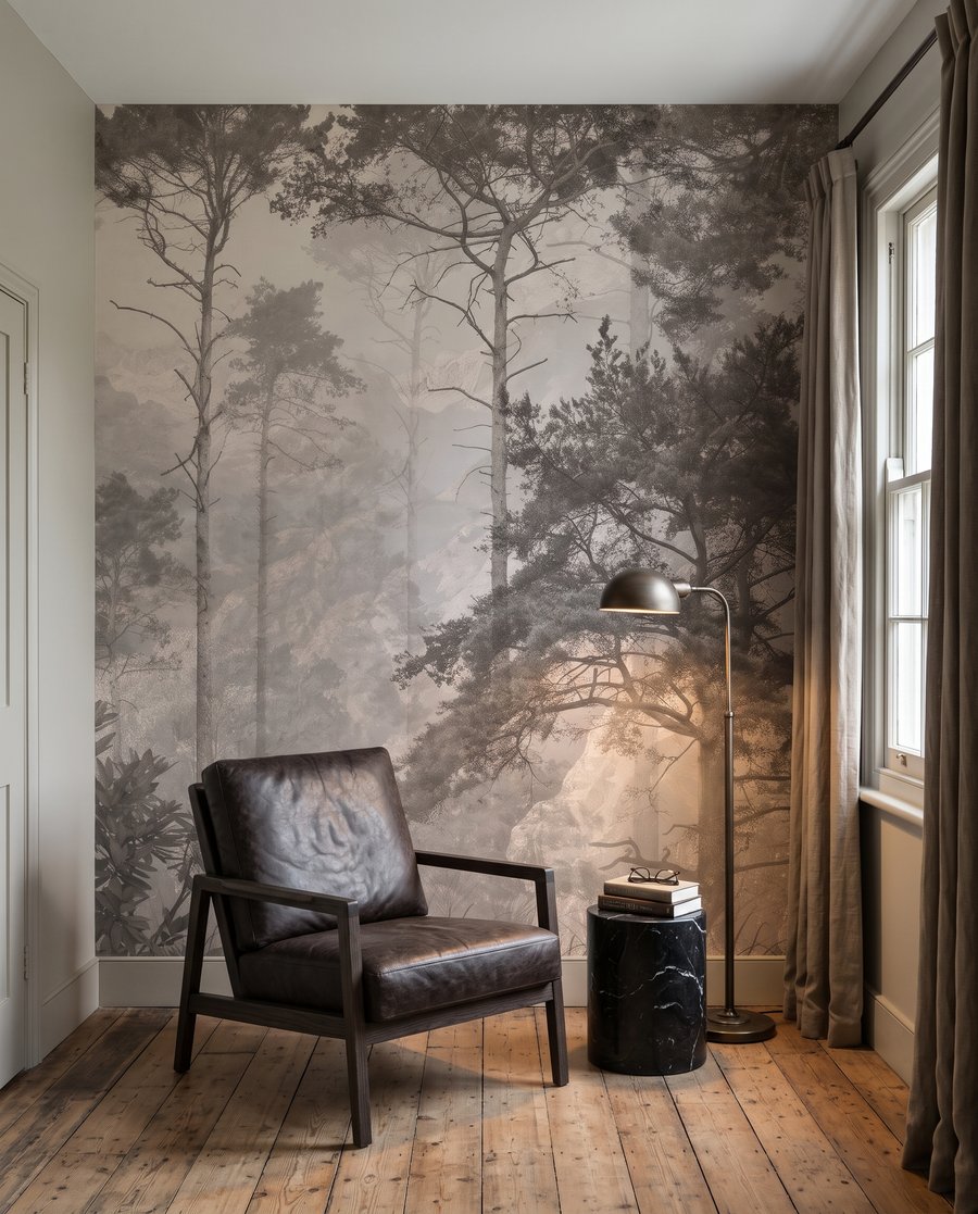 Pini ieșind din ceață — interior 6