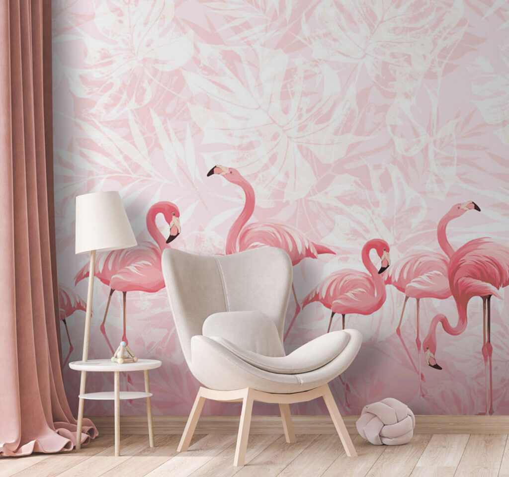 Flamingi strânși laolaltă — interior 2