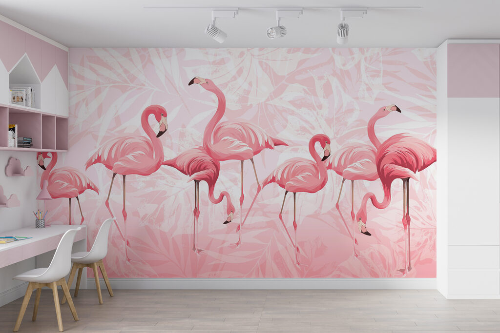 Flamingi strânși laolaltă — interior 3
