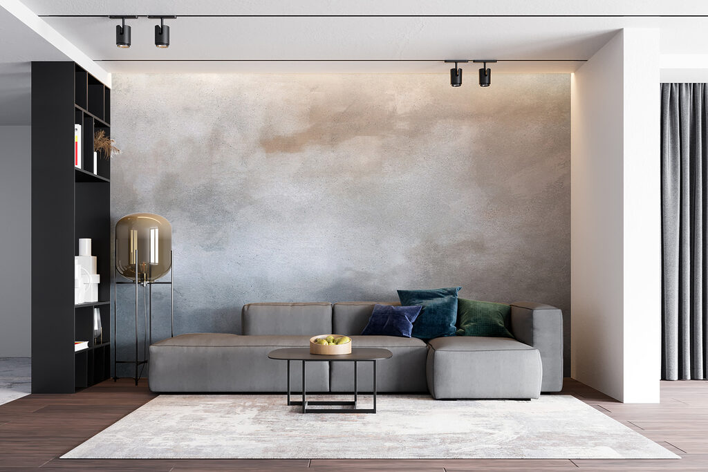 Ceață pastel gri-albastră — interior 3