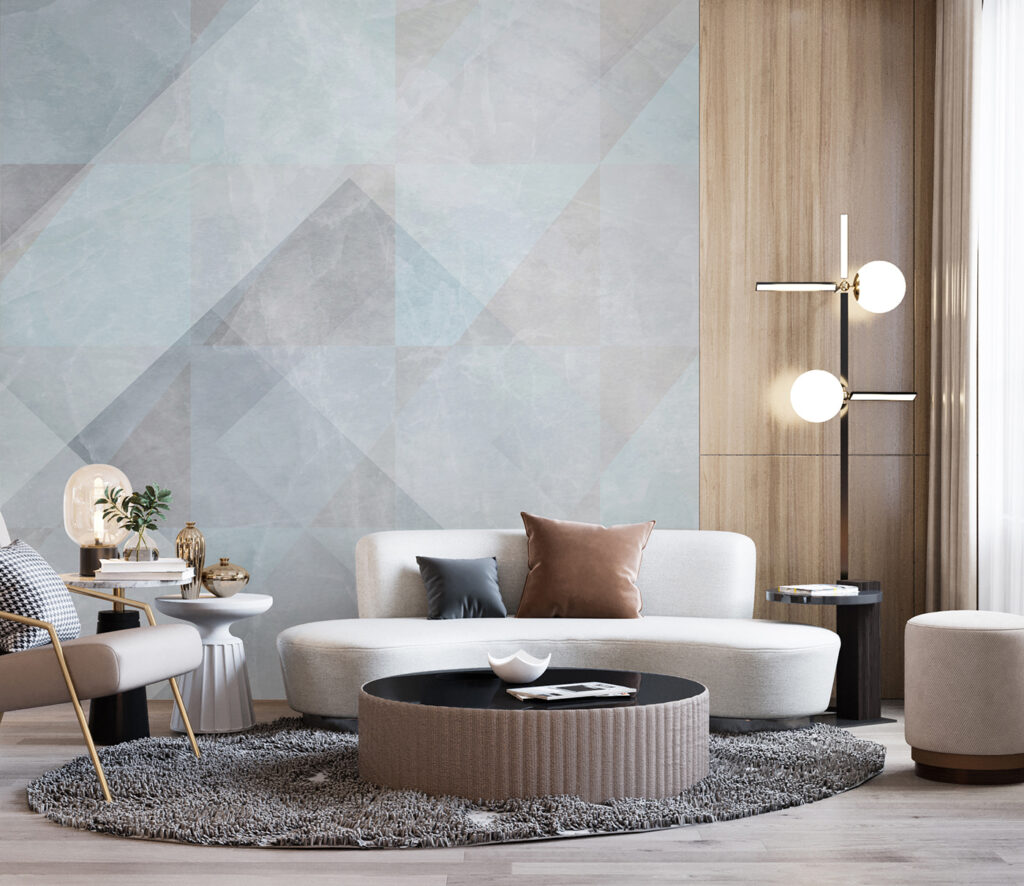 Geometrie albastră în straturi — interior 3