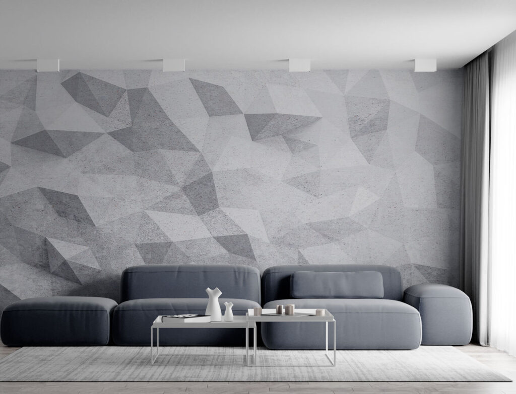 Mici poligoane gri — interior 1