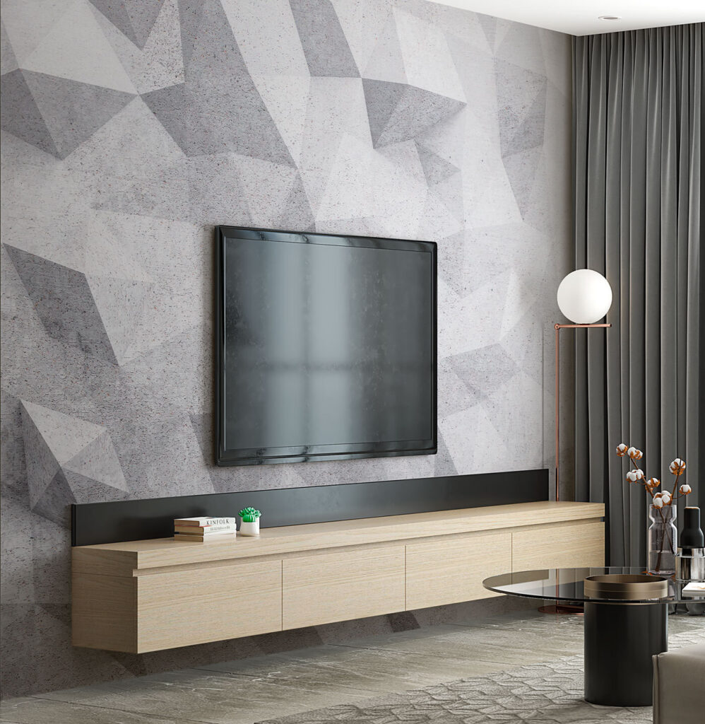 Mici poligoane gri — interior 3