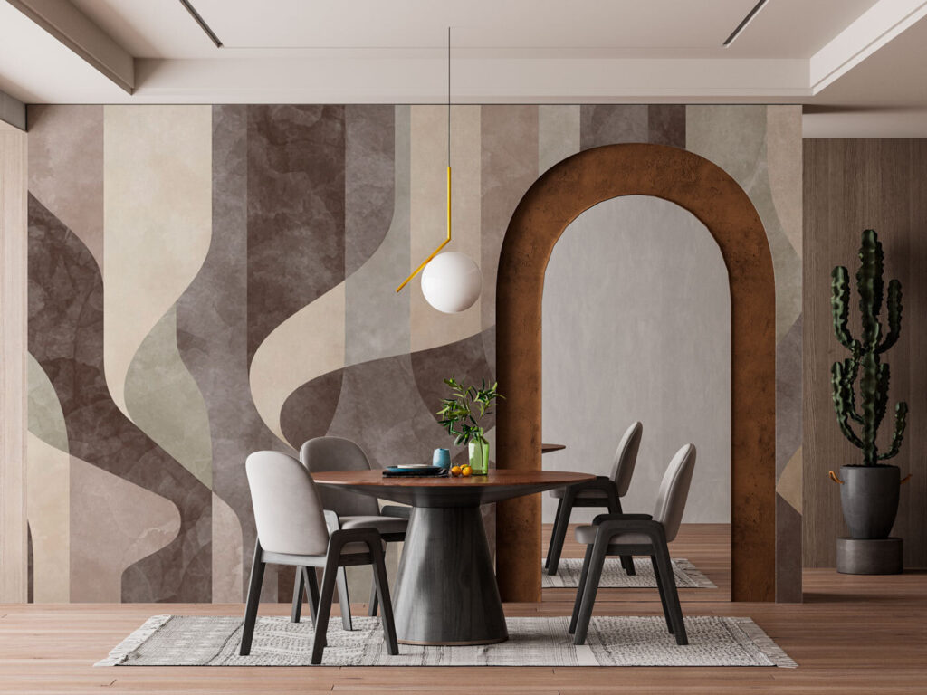 Panglici gri împletite — interior 1