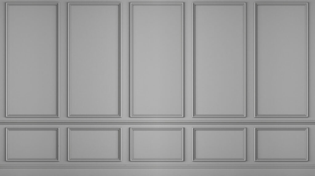 Panouri antracit cu rame — design complet