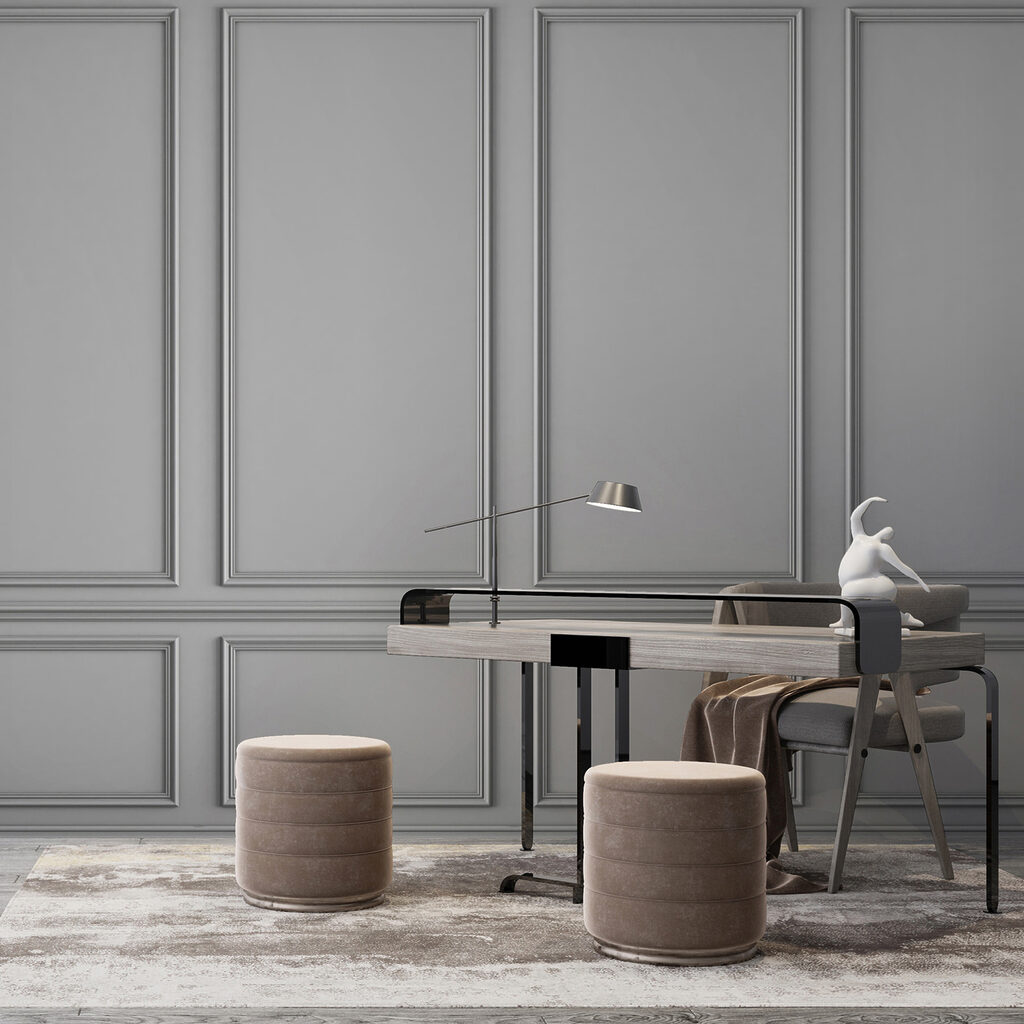 Panouri antracit cu rame — interior 6