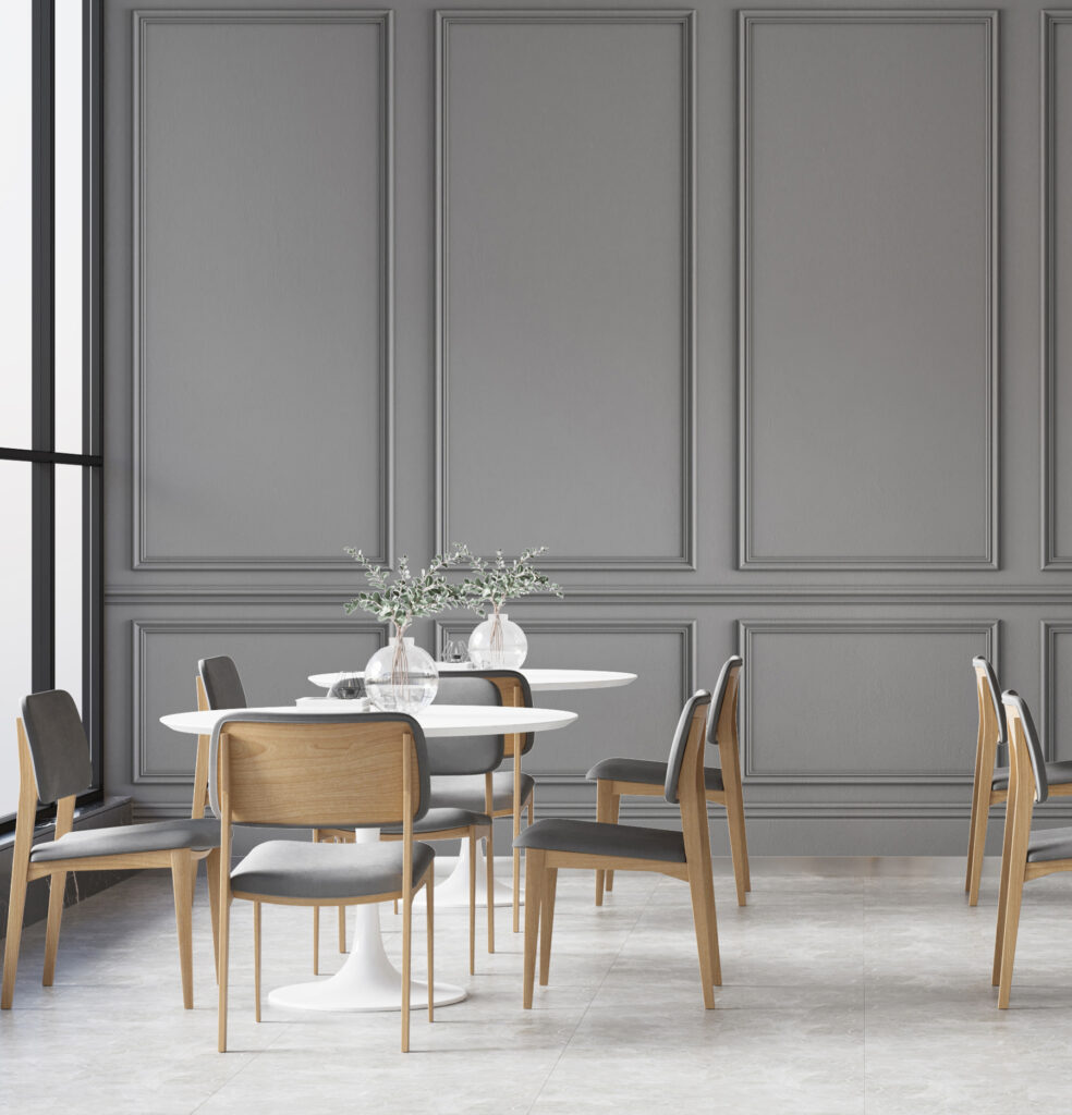 Panouri antracit cu rame — interior 5