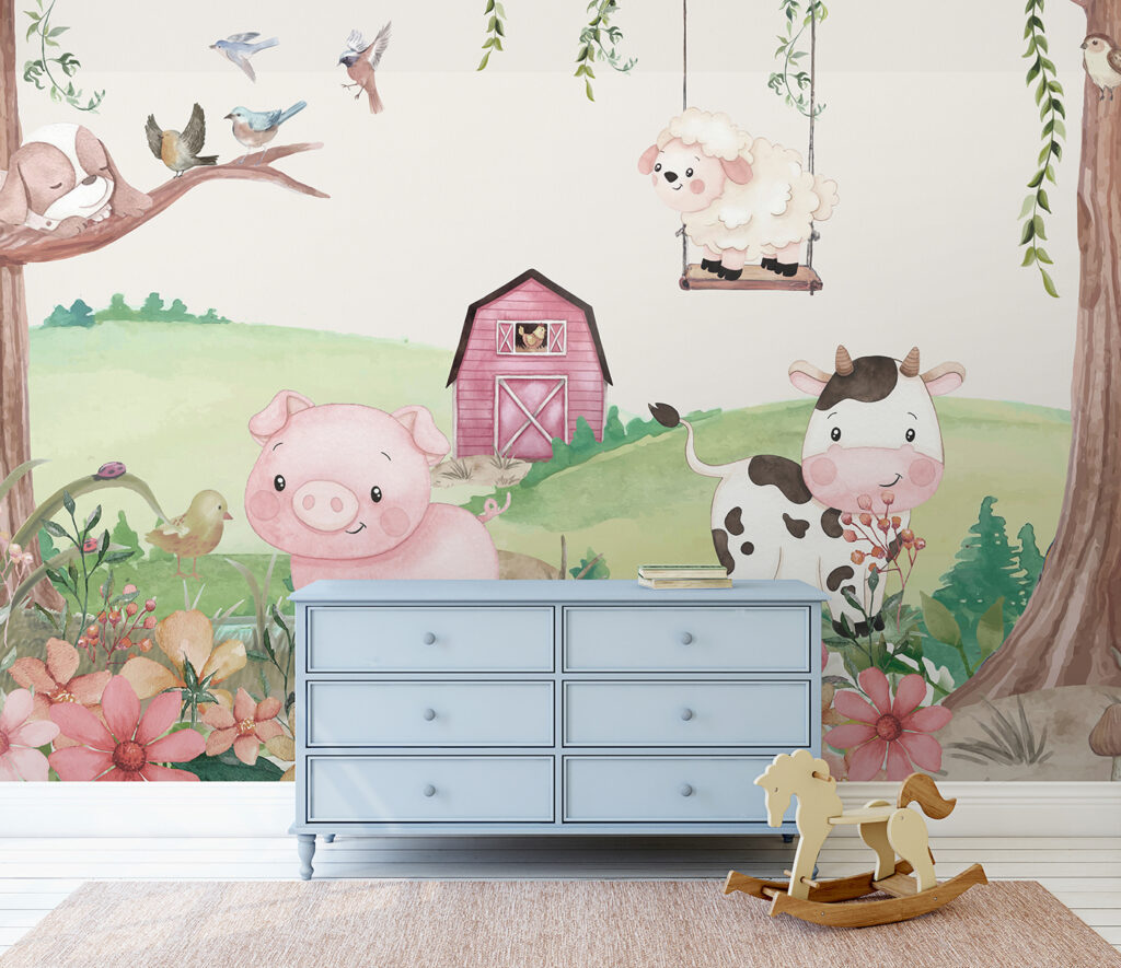 Animale sub ramuri înflorite — interior 2