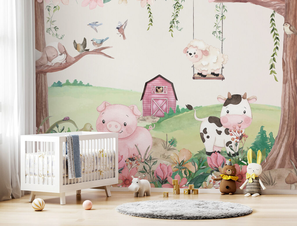 Animale sub ramuri înflorite — interior 3