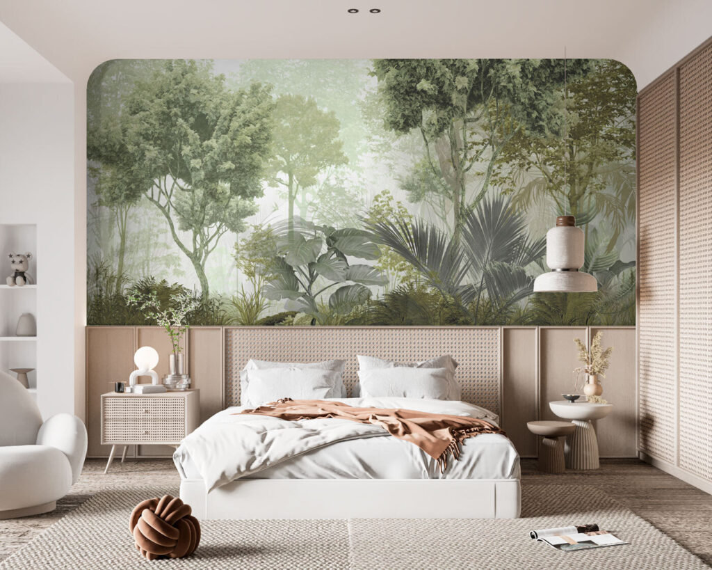 Junglă verde dimineața — interior 3