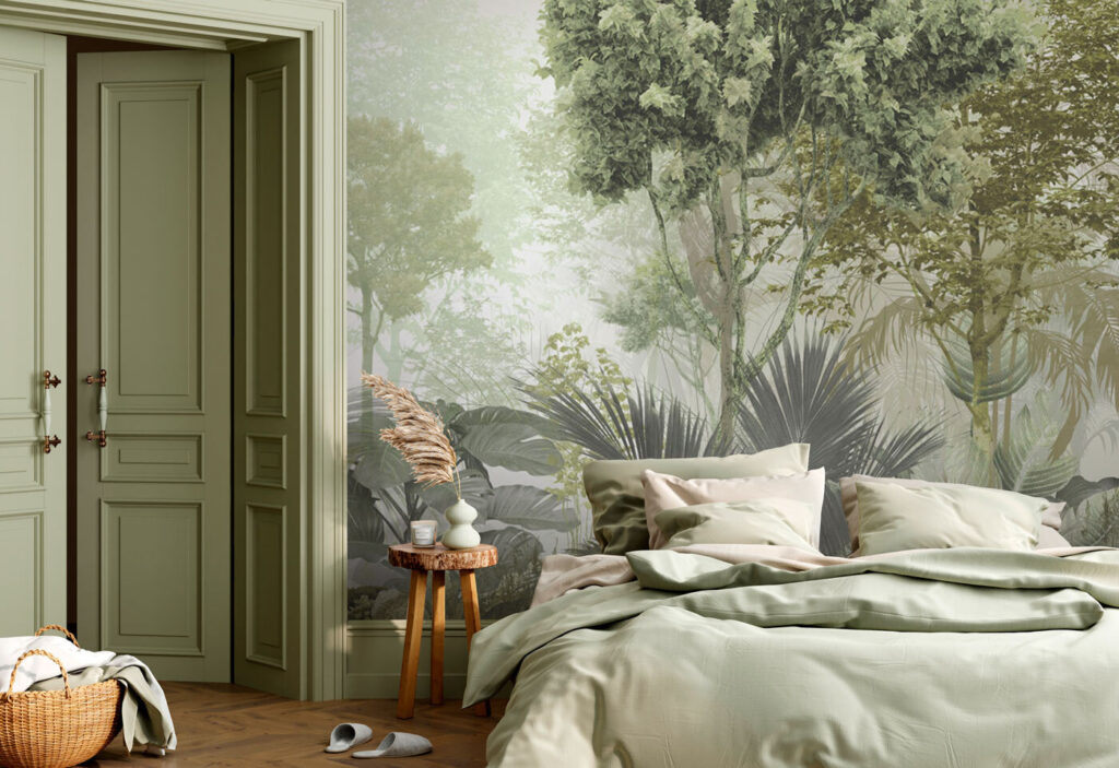 Junglă verde dimineața — interior 2