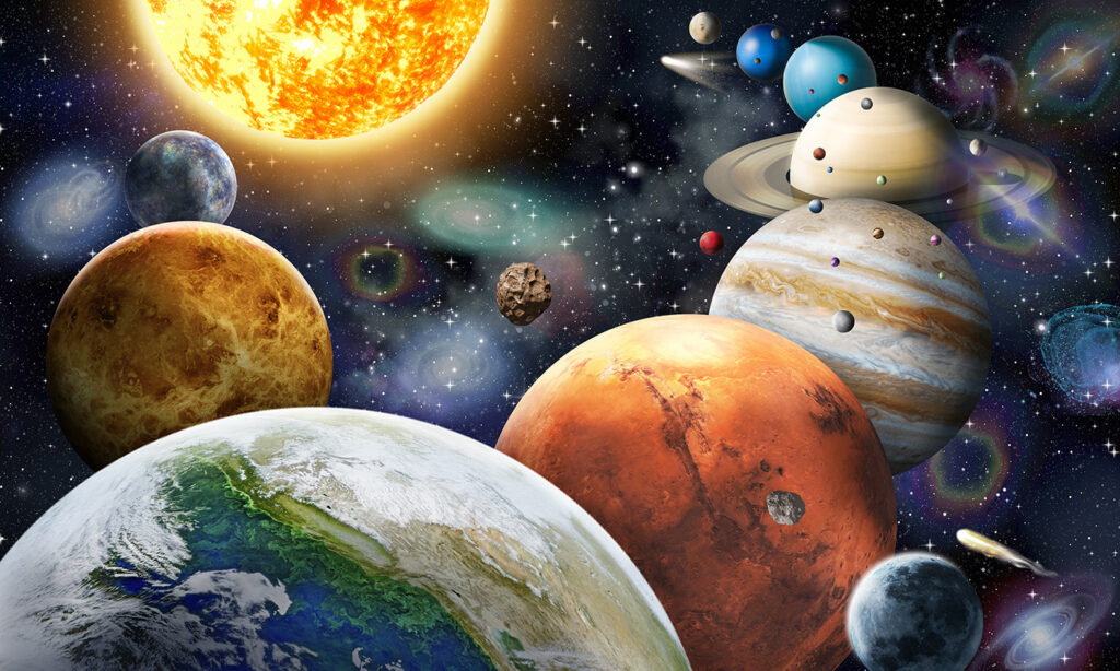 Soare între planete — design complet